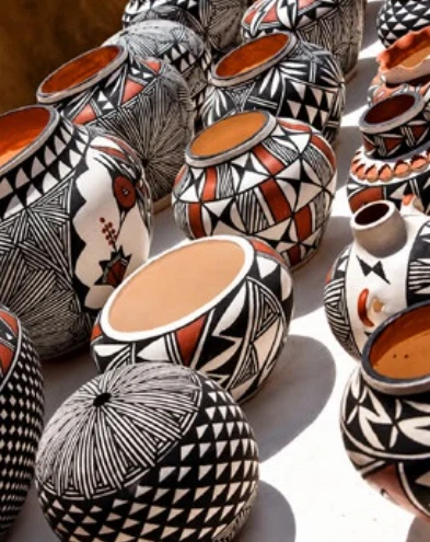 Handmade pottery, from source collection