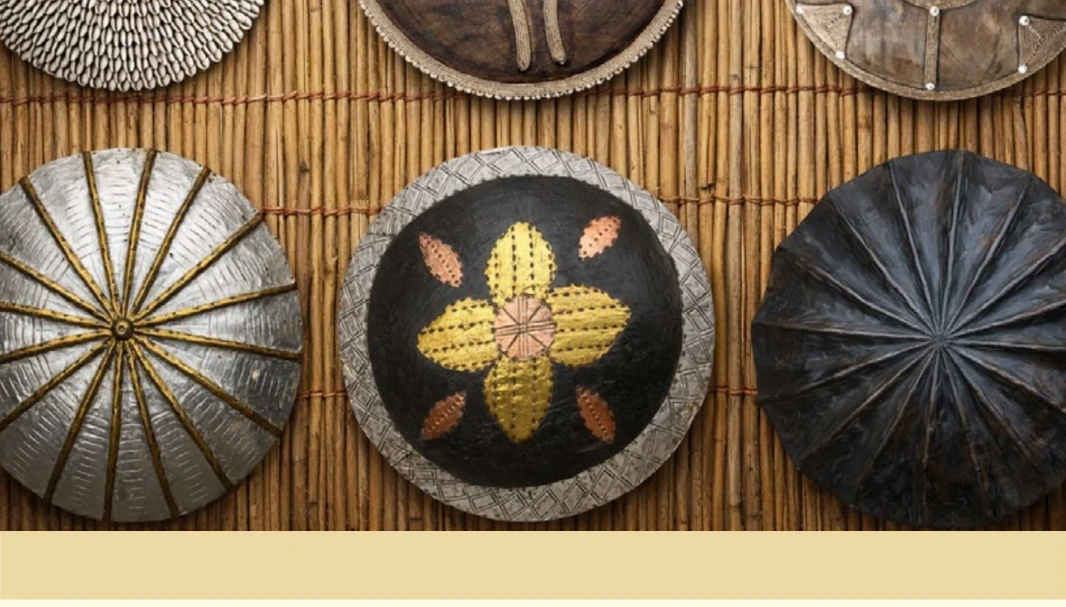 Source traditional African craft display