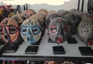 African masks and artisan craftsmanship