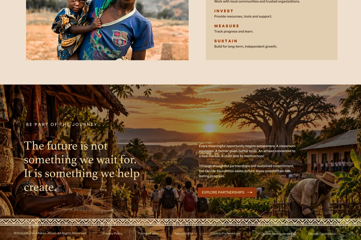 The Okuhle Foundation, design section 3