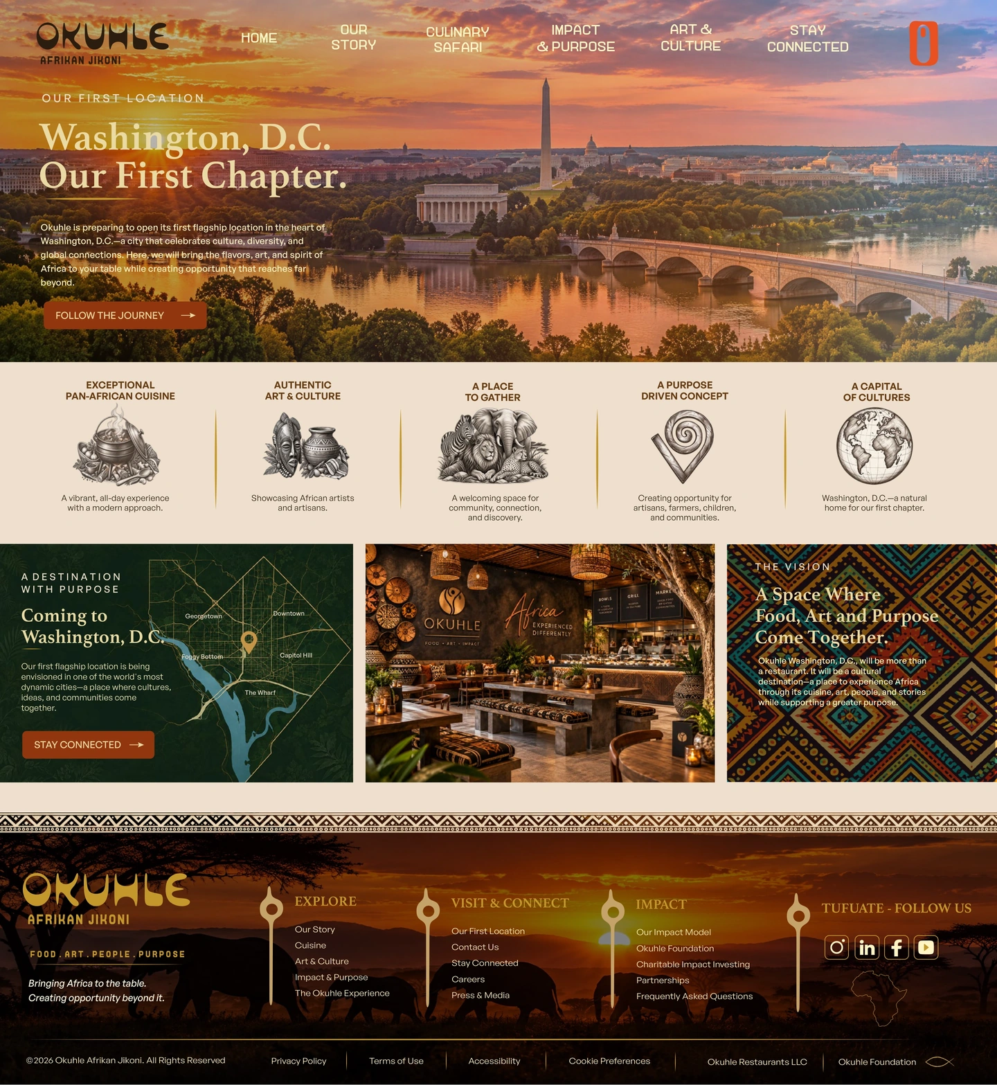 Washington, D.C. Our First Chapter., design section 1