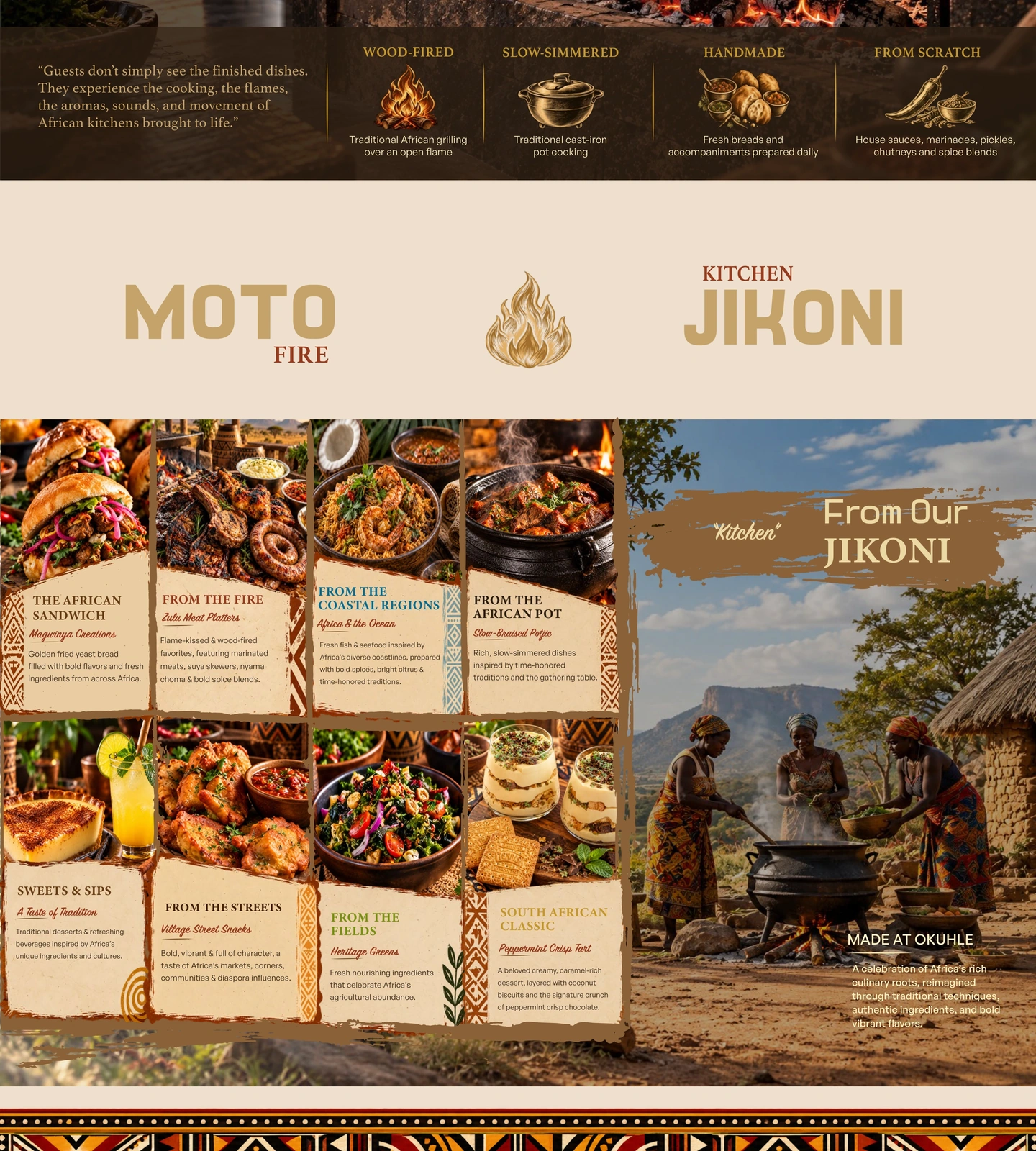 Culinary Safari artwork section 3