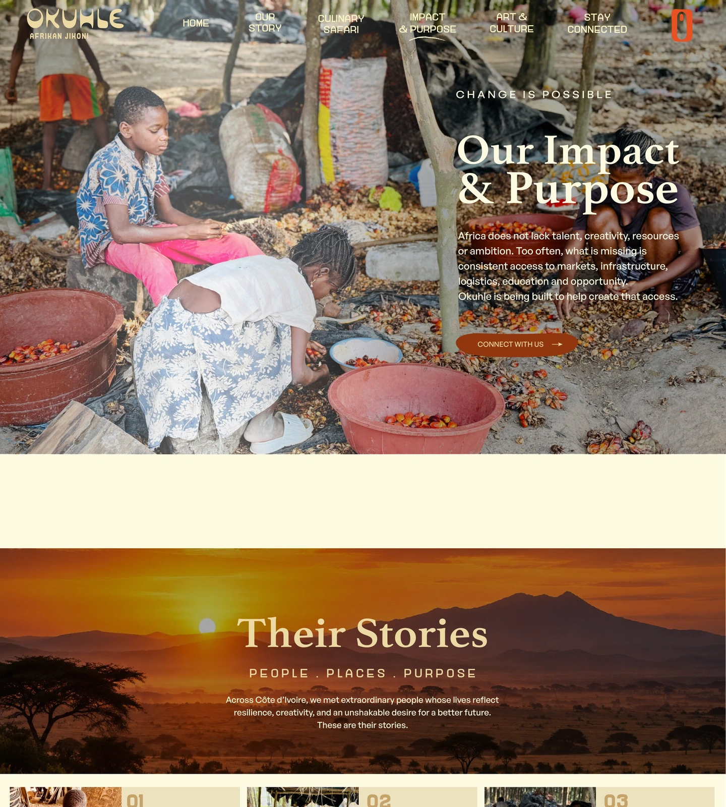 Impact & Purpose artwork section 1